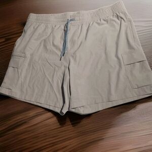 Men’s Tan Cargo Golf Shorts All In Motion Size XXL